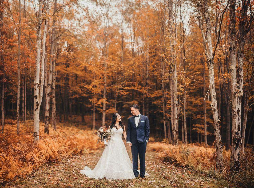 Fall Wedding at Natural Gardens